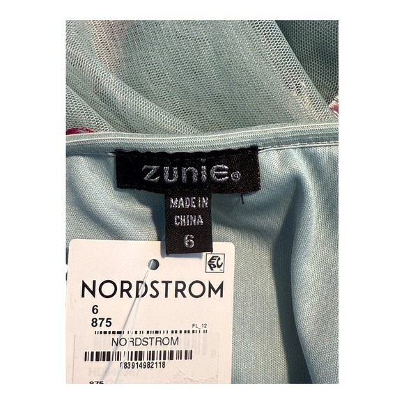 Zunie Girls Christmas Holiday Santa Unicorn Tulle Dress Nordstrom Size 6 - Picture 3 of 5